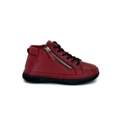 Baskets Ivoire 500-358 Cuir Bordeaux*Ivoire0401a Discount