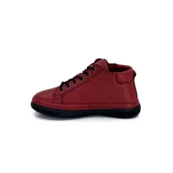 Baskets Ivoire 500-358 Cuir Bordeaux*Ivoire0401a Discount