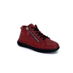 Baskets Ivoire 500-358 Cuir Bordeaux*Ivoire0401a Discount