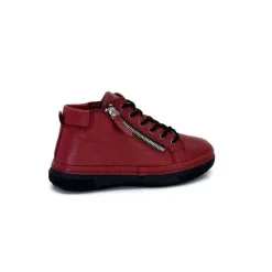 Baskets Ivoire 500-358 Cuir Bordeaux*Ivoire0401a Discount