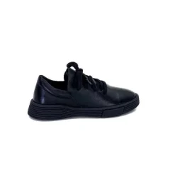 Baskets Ivoire 500-952 Cuir Noir*Ivoire0401a Sale