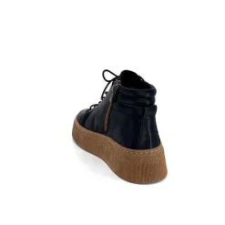 Baskets Ivoire 500-450 Cuir Noir*Ivoire0401a Clearance