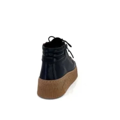Baskets Ivoire 500-450 Cuir Noir*Ivoire0401a Clearance