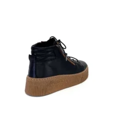 Baskets Ivoire 500-450 Cuir Noir*Ivoire0401a Clearance