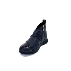 Baskets Ivoire 500-350 Cuir Noir*Ivoire0401a New