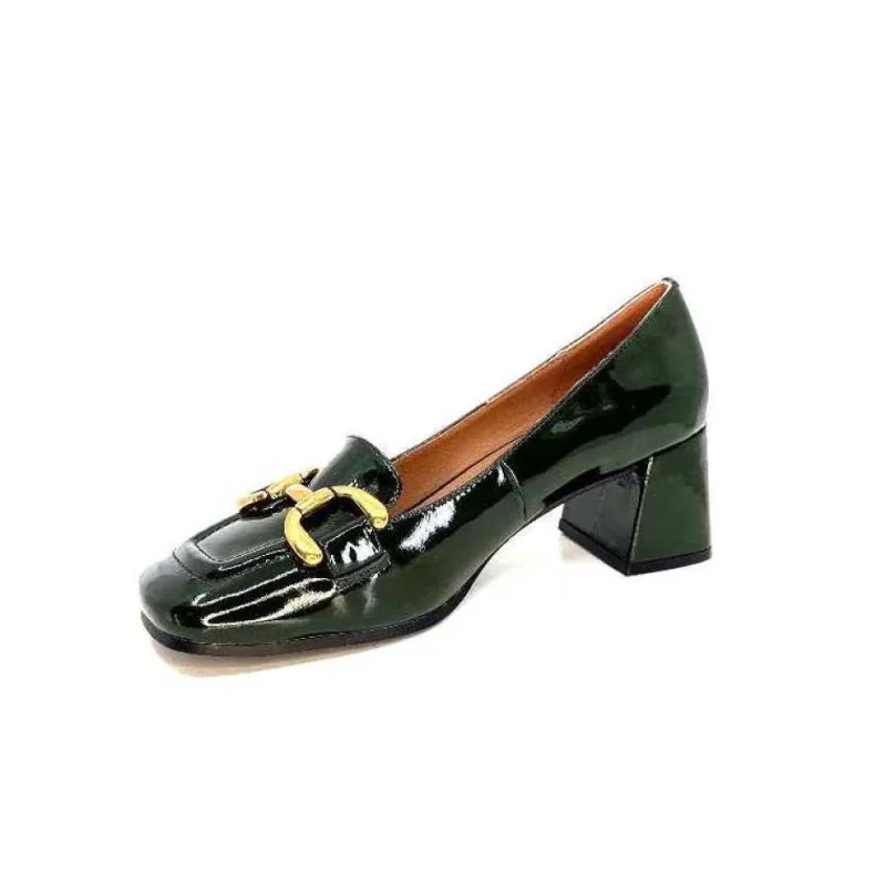 573 Cuir Vernis Vert*bibi lou New