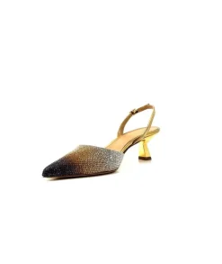 1906 Cuir Strass Or*chantal Clearance