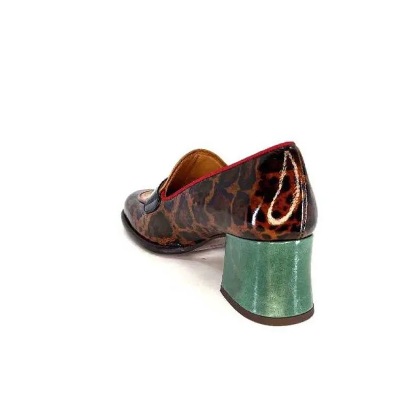 Meisen Cuir Marron Rouge Vert*Chie Mihara Hot