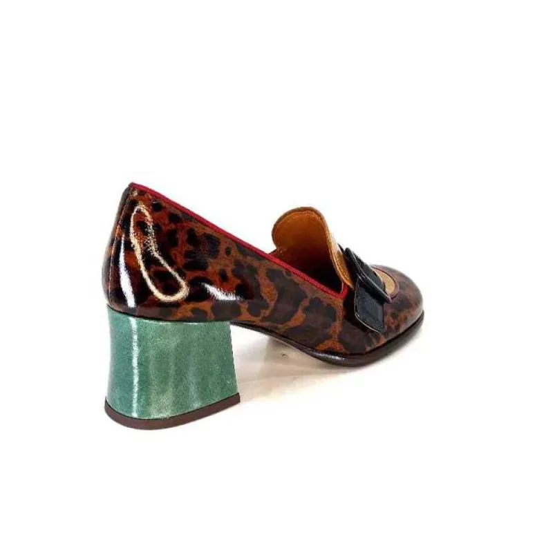 Meisen Cuir Marron Rouge Vert*Chie Mihara Hot