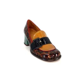 Meisen Cuir Marron Rouge Vert*Chie Mihara Hot