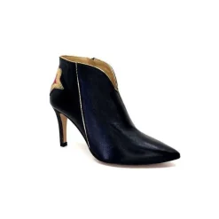 Magic Cuir Noir Rouge Or*creatis Outlet
