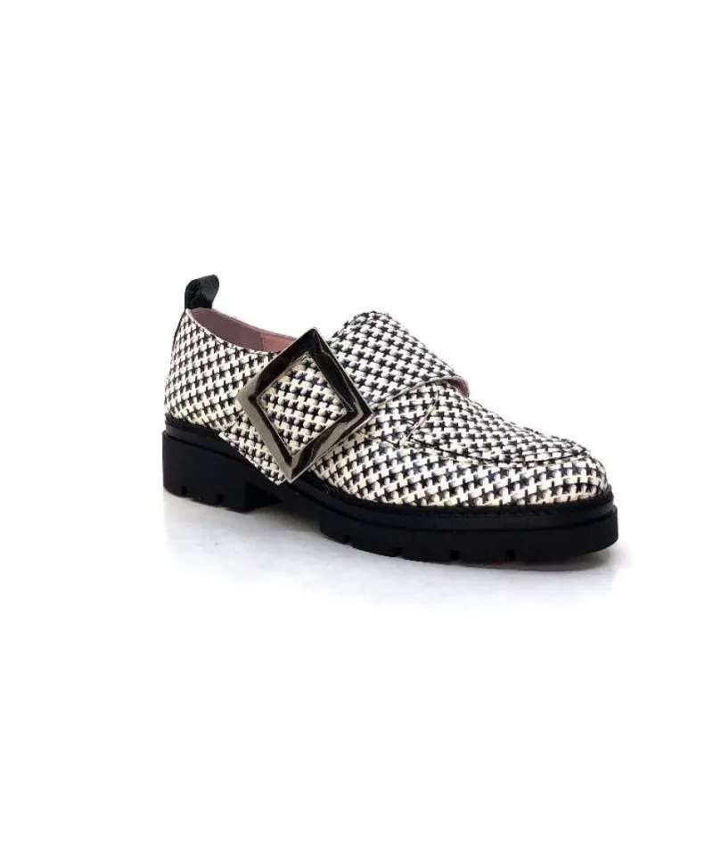 4782 Cuir Blanc Imprime Etoile Noir*Dansi Online