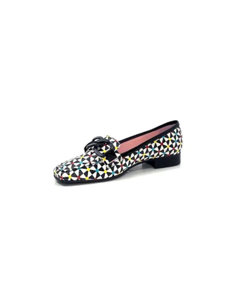 5344 Cuir Imprime Blanc Noir Multi*Dansi Discount