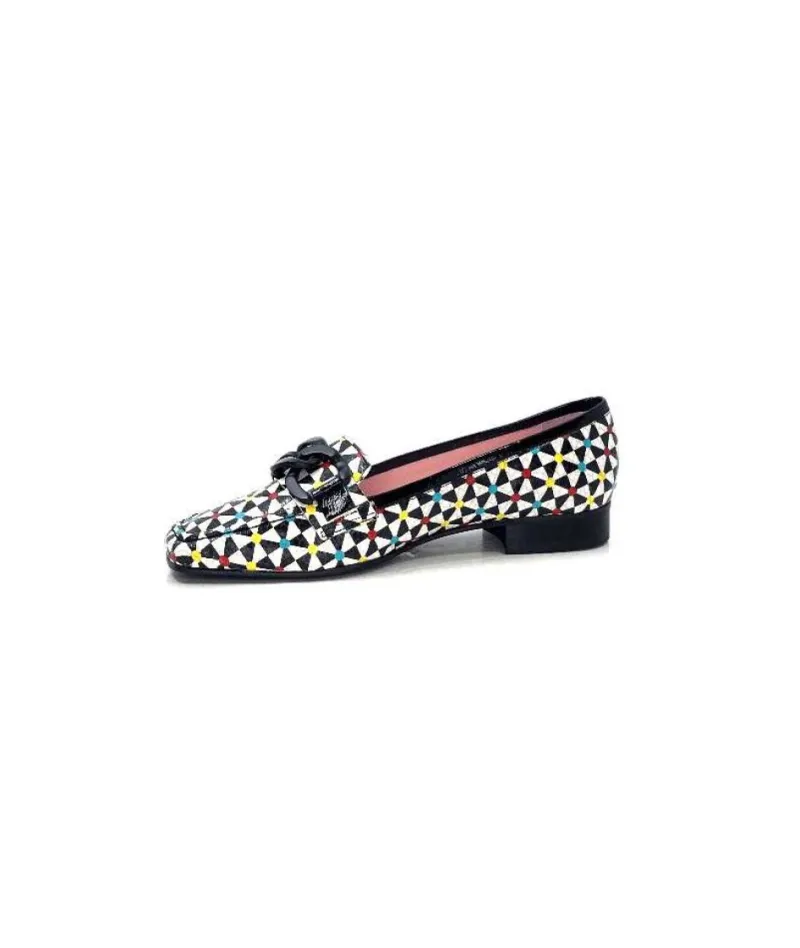 5344 Cuir Imprime Blanc Noir Multi*Dansi Discount