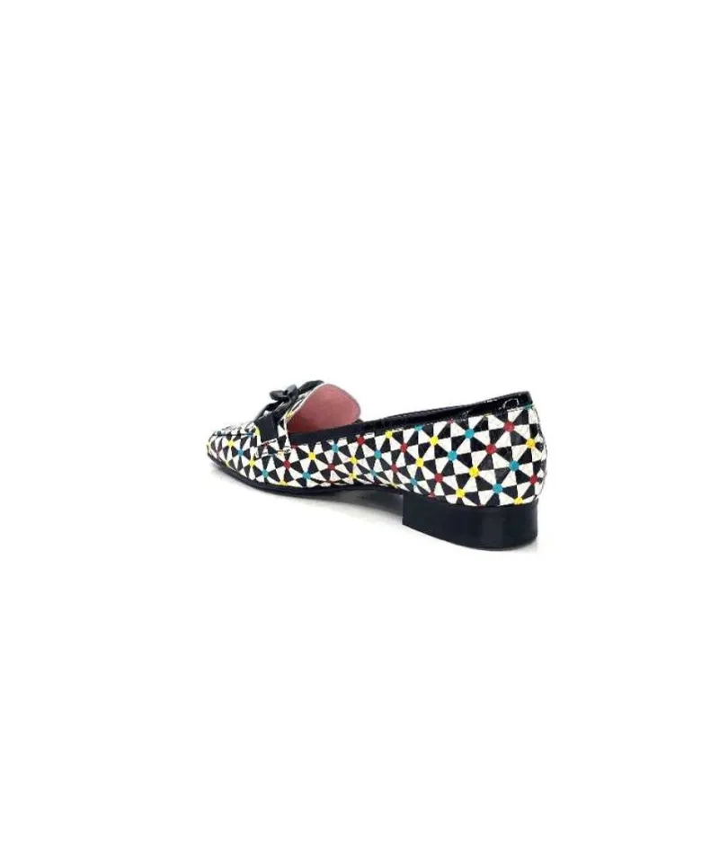 5344 Cuir Imprime Blanc Noir Multi*Dansi Discount