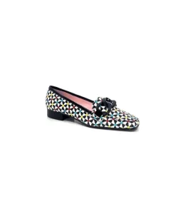 5344 Cuir Imprime Blanc Noir Multi*Dansi Discount