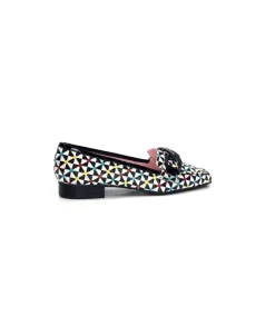 5344 Cuir Imprime Blanc Noir Multi*Dansi Discount