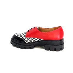 5781 Cuir Noir - Rouge Imprime Blanc*Dansi Sale