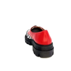 5781 Cuir Noir - Rouge Imprime Blanc*Dansi Sale