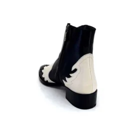 5904 Cuir Noir Et Blanc*Dansi Discount