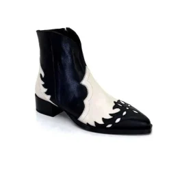 5904 Cuir Noir Et Blanc*Dansi Discount