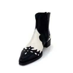 5904 Cuir Noir Et Blanc*Dansi Discount