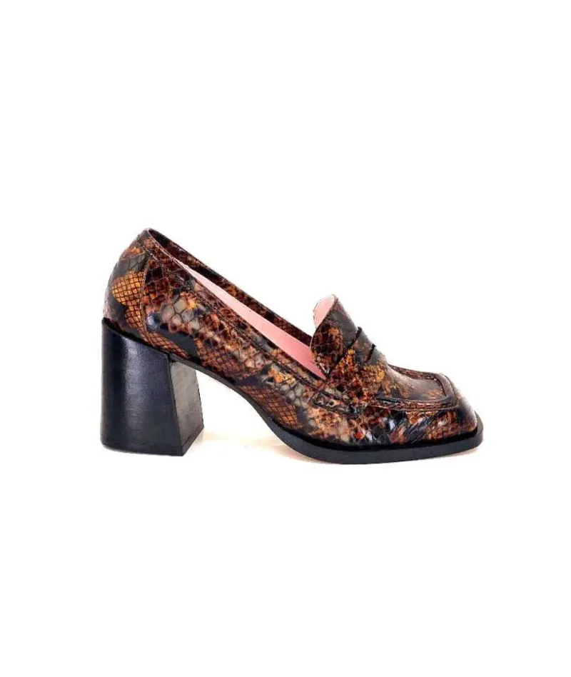 4963 Cuir Snack Marron*Dansi Outlet