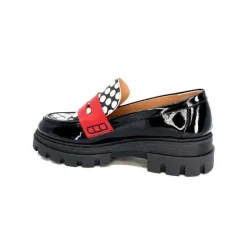 5782 Cuir Vernis Noir Imprime Blanc*Dansi Online