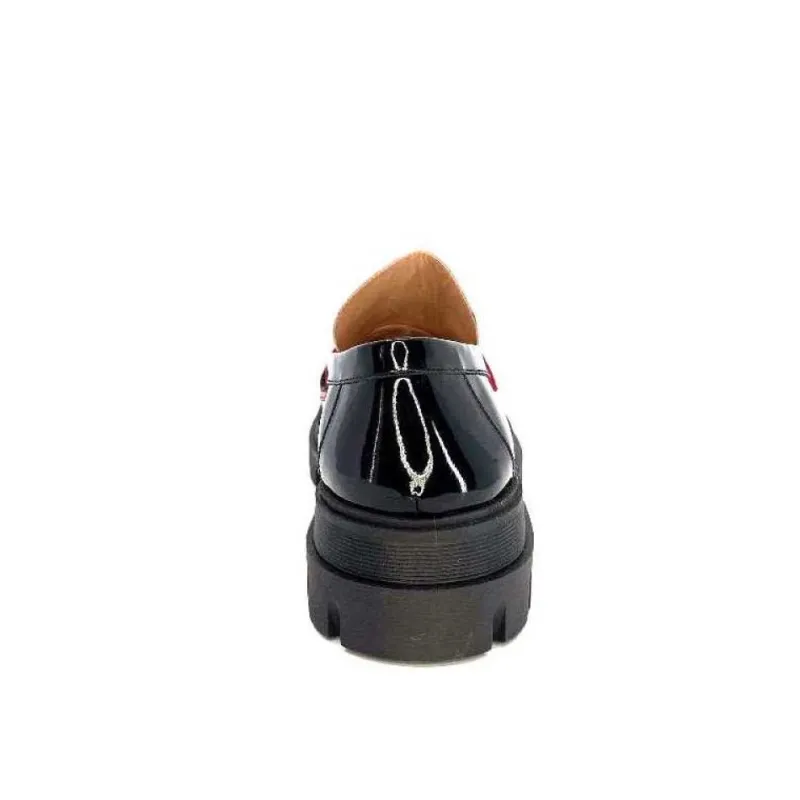 5782 Cuir Vernis Noir Imprime Blanc*Dansi Online