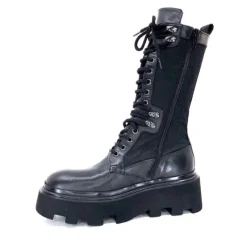 E2992-T Cuir Noir Textile Noir*Elena iachi Sale