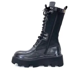 E2992-T Cuir Noir Textile Noir*Elena iachi Sale