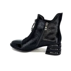 Maculotte Cuir Irise Noir Vernis Noir*Elue Par Nous New