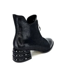 Maculotte Cuir Irise Noir Vernis Noir*Elue Par Nous New