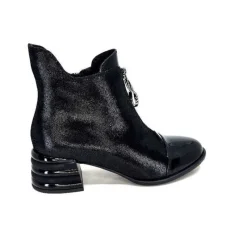 Maculotte Cuir Irise Noir Vernis Noir*Elue Par Nous New