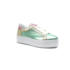 Nany Cuir Metal Vert*Elue Par Nous Clearance