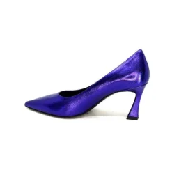 Enzo Di Martino Eli 702 Cuir Metallique Violet*moon flower - enzo di martino New