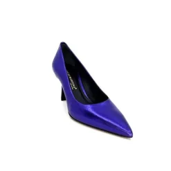 Enzo Di Martino Eli 702 Cuir Metallique Violet*moon flower - enzo di martino New