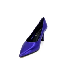 Enzo Di Martino Eli 702 Cuir Metallique Violet*moon flower - enzo di martino New