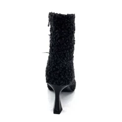 Enzo Di Martino Eli 716 Cuir & Textile Noir*moon flower - enzo di martino Sale