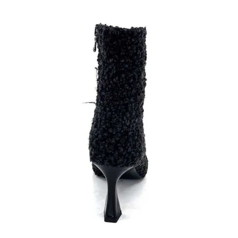 Enzo Di Martino Eli 716 Cuir & Textile Noir*moon flower - enzo di martino Sale