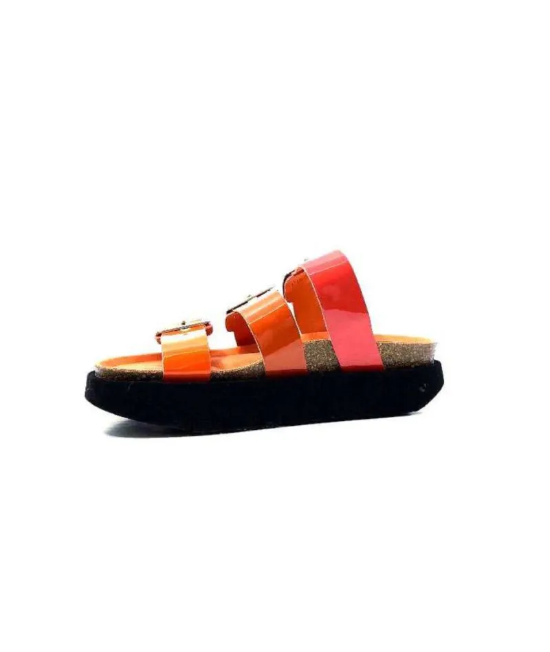 Genuins G104873 Cuir Vernis Orange*genuins factory s.l Discount