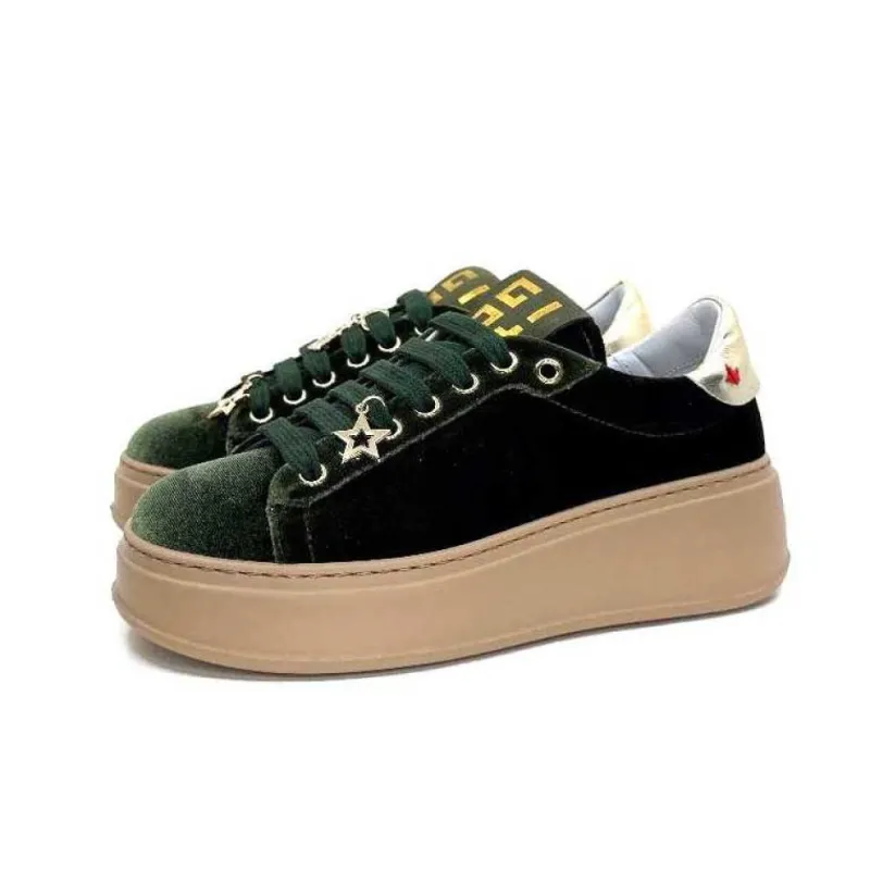 Pia 104A Velour Vert*GioPiu New