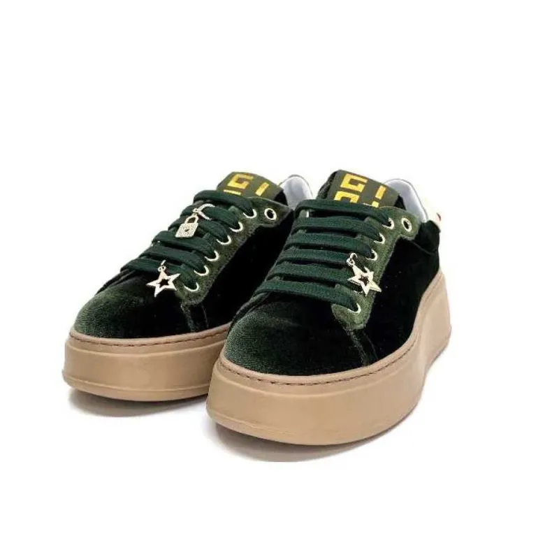 Pia 104A Velour Vert*GioPiu New