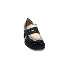 Chi 232965 Everest Cuir Vernis Noir Cuir Vert & Beige*Hispanitas Online
