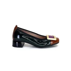 Chi 233141 Salma Cuir Vernis Vert Cuero Fushia*Hispanitas