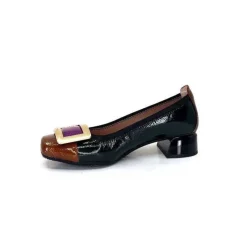 Chi 233141 Salma Cuir Vernis Vert Cuero Fushia*Hispanitas