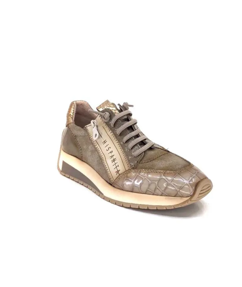 Hi 222277 Rafaell Cuir Vison & Taupe*Hispanitas Outlet