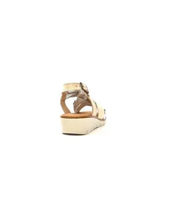 Ivoire 2146 Ceralin Cuir Blanc Beige Argent*lola canales / calzado pasoli Outlet