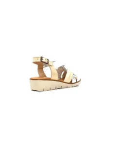 Ivoire 2146 Ceralin Cuir Blanc Beige Argent*lola canales / calzado pasoli Outlet