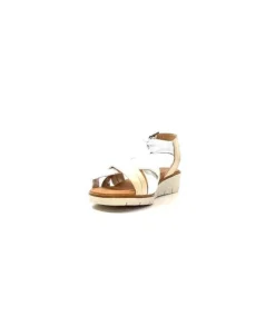 Ivoire 2146 Ceralin Cuir Blanc Beige Argent*lola canales / calzado pasoli Outlet